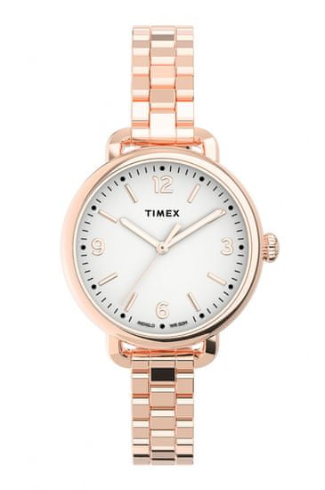 Timex Standard Demi 30 mm TW2U60700, růžovozlaté s ocelovým řemínkem