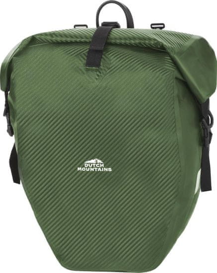 Dutch Mountains Taška na kolo Bicycle Bag Single Rear Green