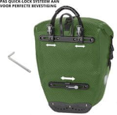 Dutch Mountains Taška na kolo Bicycle Bag Single Rear Green