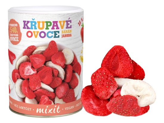 Mixit  Banán Jahoda - Křupavé ovoce