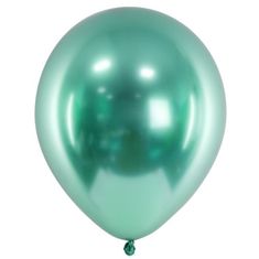 PartyDeco Balónek latexový lesklý Glossy zelený 30 cm 50 ks