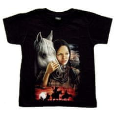 Motohadry.com Dětské tričko s potiskem koně TDKR 007, 4-6 let