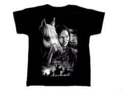 Motohadry.com Dětské tričko s potiskem koně TDKR 007, 4-6 let