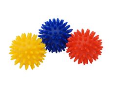 Kine-MAX Pro-Hedgehog Massage Ball - masážní míček ježek 6cm - červený