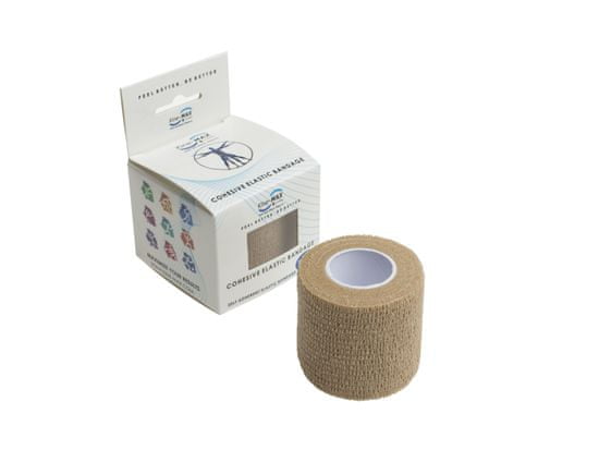 Kine-MAX Cohesive Elastic Bandage - Elastické samofixační obinadlo (kohezivní) 5cm x 4,5m - tělové