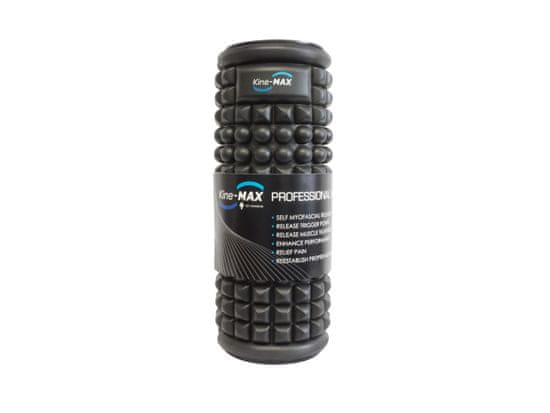 Kine-MAX Professional Massage Foam Roller - masážní válec - černý