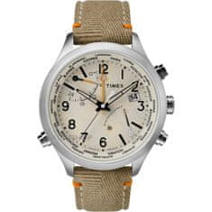 Timex The Waterbury World Time TW2R43300, s textilním řemínkem