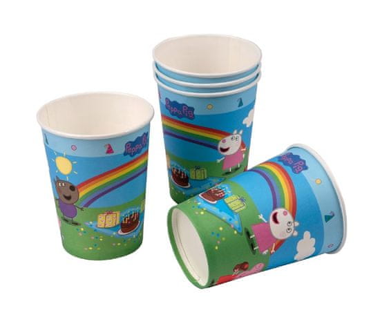 tib Papírové kelímky Peppa pig 6ks 200ml