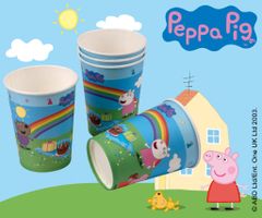 tib Papírové kelímky Peppa pig 6ks 200ml 