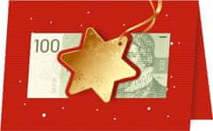 MFP s.r.o. přání Vánoční V24-385 W (výsek na peníze) PRANI_W_171