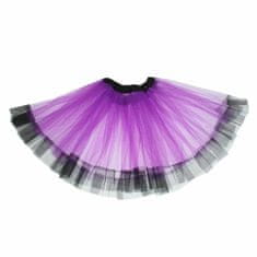 Kraftika Karnevalová sukně "purple", 2-vrstvá, 4-6 let stará
