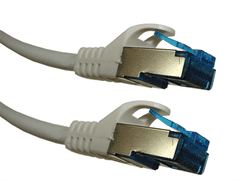 sapro UTP Patch Kabel RJ45 SFTP6A 1,5m Cu 1:1 LSZH Šedý