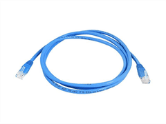 sapro UTP Patch Kabel Lexton RJ45 CAT5E 0,5m 8P8C 1:1 Modrý