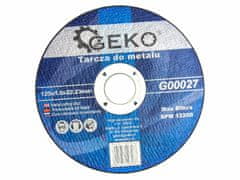 GEKO Řezný kotouč na kov, 125x1,0x22,23mm