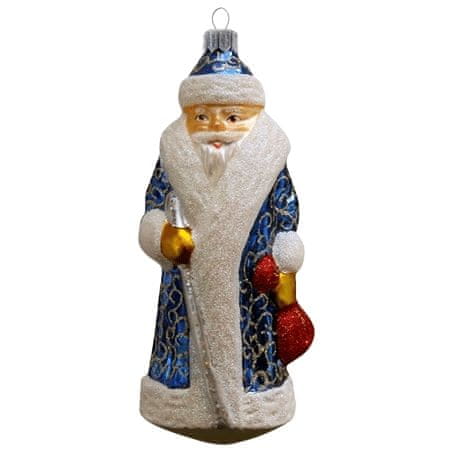 Decor By Glassor Vánoční figurka Santa s berlou (Velikost: 17)