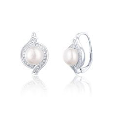 JwL Luxury Pearls Krásné stříbrné náušnice s pravými perlami JL0718