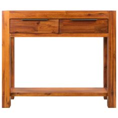 Greatstore Konzolový stolek z masivního akáciového dřeva 86 x 30 x 75 cm