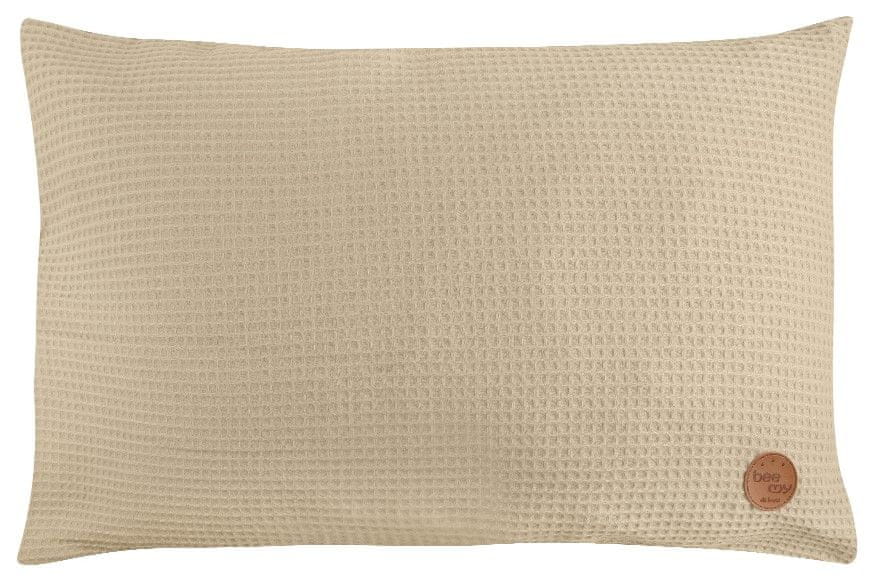 BeeMy Péřový polštář 60x40 DELUXE BEIGE