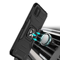 WOZINSKY Pouzdro Ring Armor s magnetickým úchytem pro Samsung Galaxy A22 4G , růžová