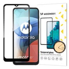 WOZINSKY WOZINSKY SUPER ODOLNÉ CELOOBRAZOVKOVÉ TVRZENÉ SKLO S CELOOBRAZOVKOVÝM LEPIDLEM S RÁMOVÝM POUZDREM MOTOROLA MOTO E7 BLACK