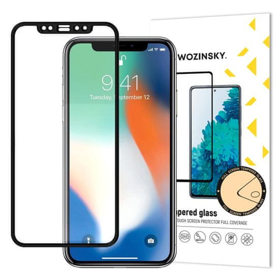 WOZINSKY Wozinsky ochranné tvrzené sklo pro Apple iPhone 12 Pro/iPhone 12 - Černá KP9868