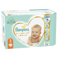 Pampers Pleny Premium Care, Velikost 3, Plenka 120x, 6kg-10kg