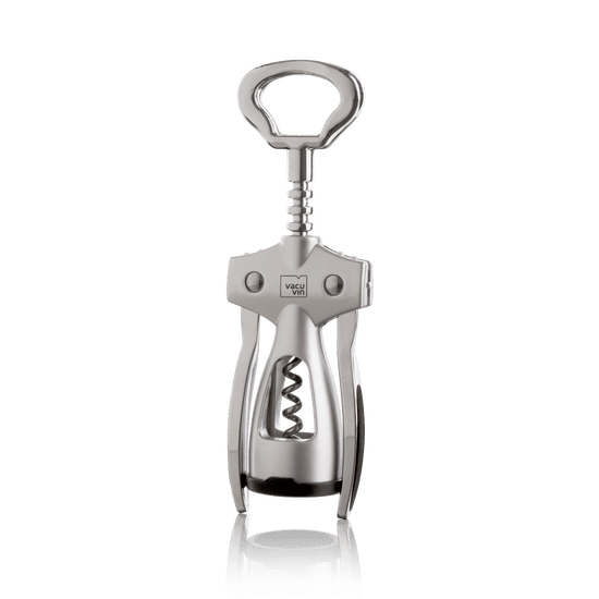 Vacu Vin Dvoukřídlý otvírák stříbrný + dárkové balení