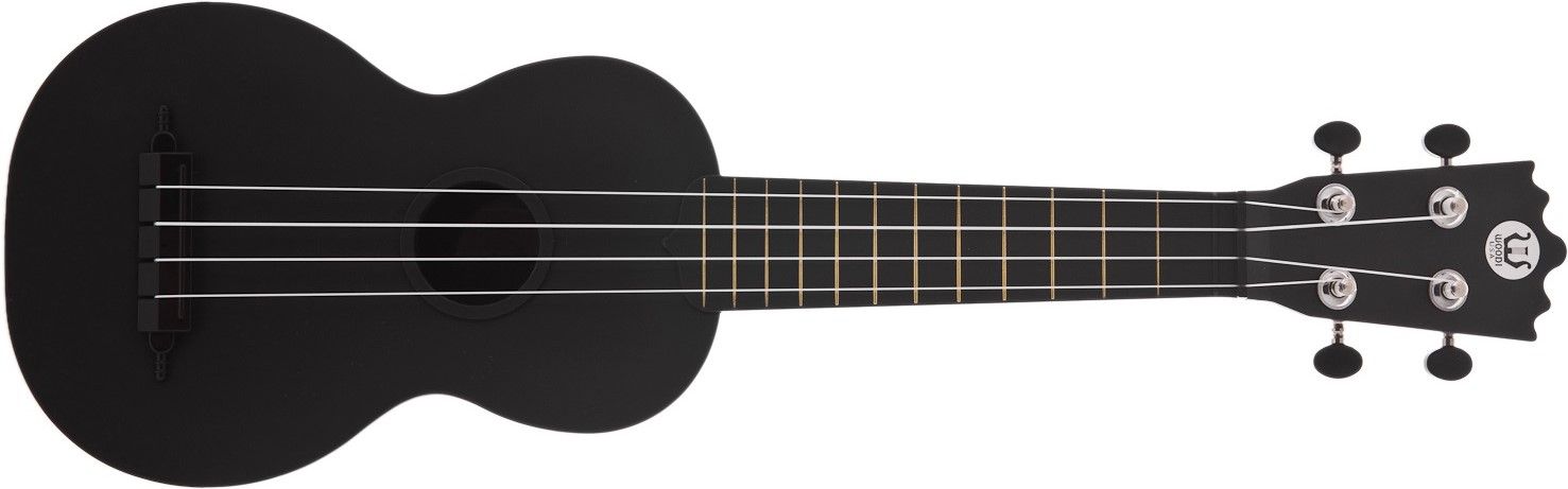  krásné sopránové ukulele WOODI UK-21RD BK matná povrchová úprava 12 pražců plnohodnotný zvuk zhotovené z odolné umělé hmoty krásné také jako dárek 