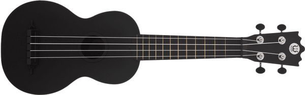 krásné sopránové ukulele WOODI UK-21BK BK matná povrchová úprava 12 pražců plnohodnotný zvuk zhotovené z odolné umělé hmoty krásné také jako dárek