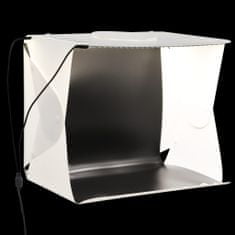 Vidaxl Skládací LED softbox pro foto studio 40 x 34 x 37 cm plast bílý