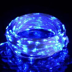 Vidaxl Světelný řetěz s mikro LED 40 m 400 LED modrý 8 funkcí