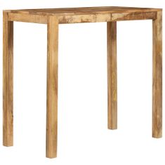 Greatstore Barový stůl 120 x 60 x 108 cm masivní mangovníkové dřevo