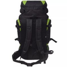 Greatstore Outdoorový batoh XXL 75 l černý a zelený