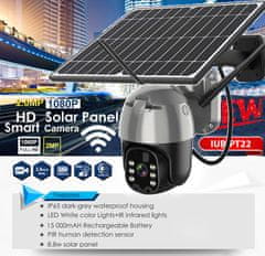 Innotronik solární otočná 4G IP kamera IUB-PT22-4G - rozlišení 4MPix