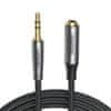 AV190 audio kabel 3.5mm mini jack M/F 2m, šedý