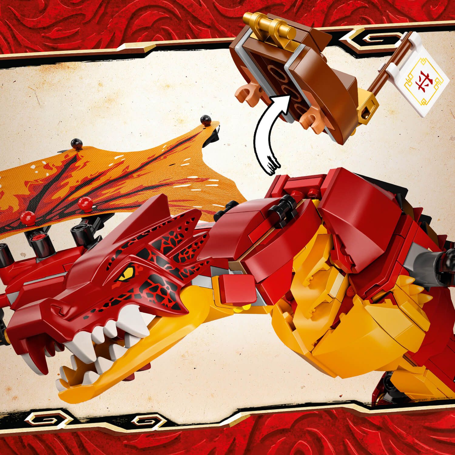 LEGO Ninjago Ohnivý drak