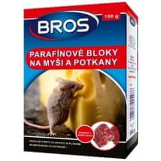 BROS Parafínové bloky na myši a potkany 250g - rodenticid