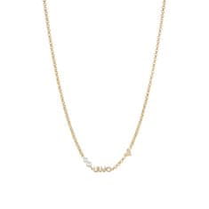 Liu.Jo Romantický pozlacený náhrdelník s perličkami Icona LJ1692