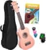 Cascha HH 3976 EN Soprano Ukulele Bundle Pink