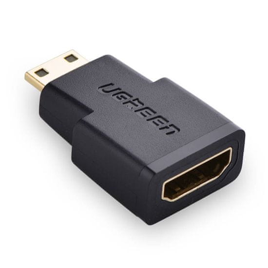 Ugreen adaptér Mini HDMI - HDMI M/F, černý