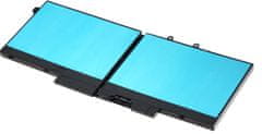 Baterie T6 Power pro Dell Precision 3540, Li-Poly, 7,6 V, 8900 mAh (68 Wh), černá