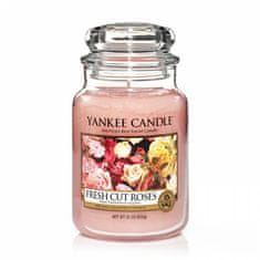 Yankee Candle FRESH CUT ROSES Velká svíčka 623 g