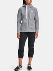 Under Armour Mikina Rival Fleece FZ Hoodie-GRY XS