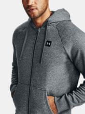 Under Armour Mikina UA Rival Fleece FZ Hoodie-GRY XL