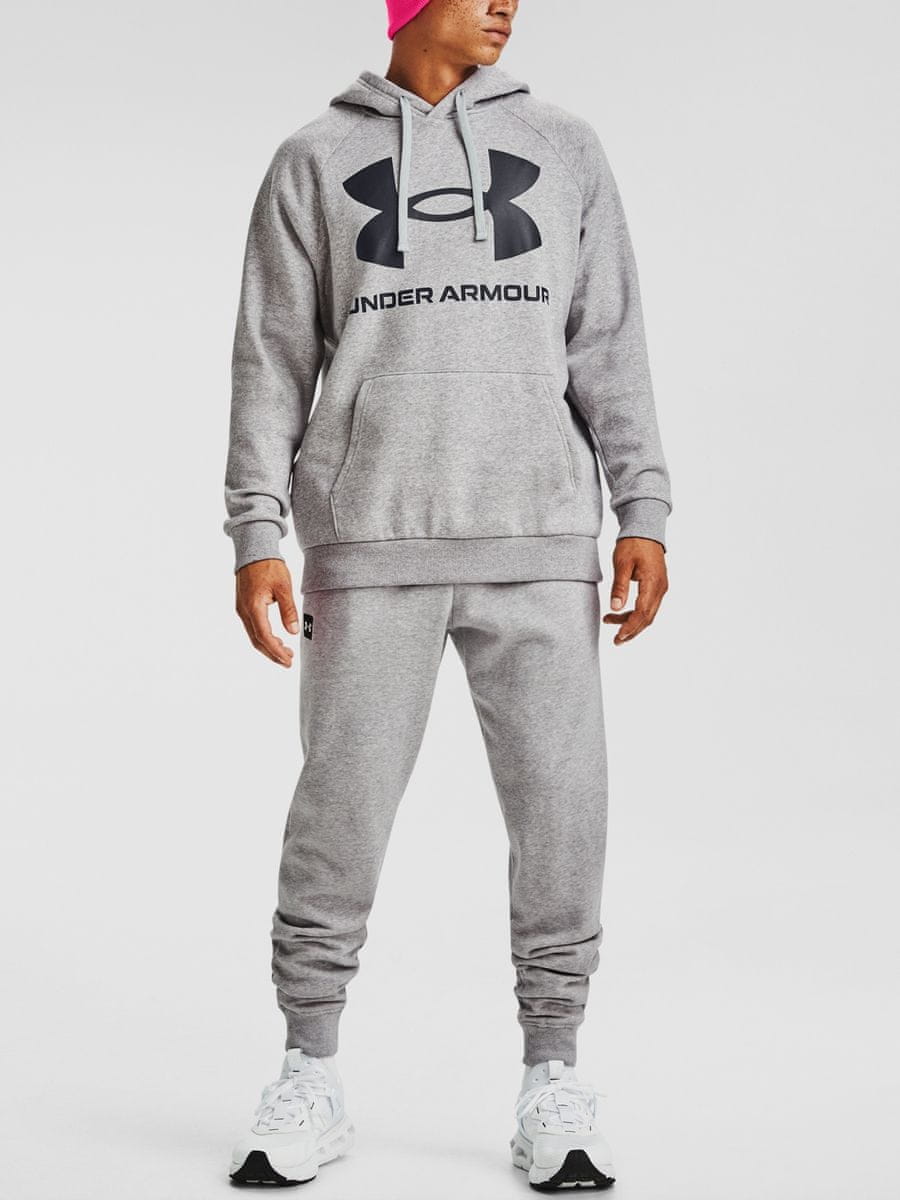  Armour Fleece Big Logo HD-GRY - mikina pánská - UNDER  ARMOUR - 60.04 € - outdoorové oblečení a vybavení shop