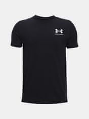 Under Armour Tričko Sportstyle Left Chest SS-BLK XL