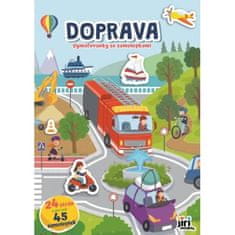 Doprava - Vymaľovanka A4+