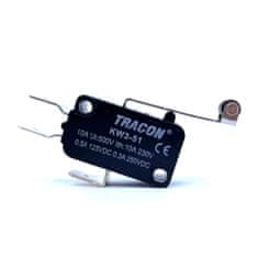 Tracon Electric Mikrospínač s pákou a kladkou 28mm Balení: 2 ks