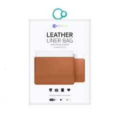 Coteetci Coteetci Leather Liner Bag pro MacBook Pro 15" Hnědá