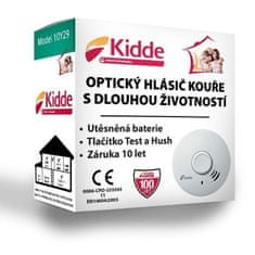 Kidde Hlásič požáru s baterií na 10 let Kidde 10Y29